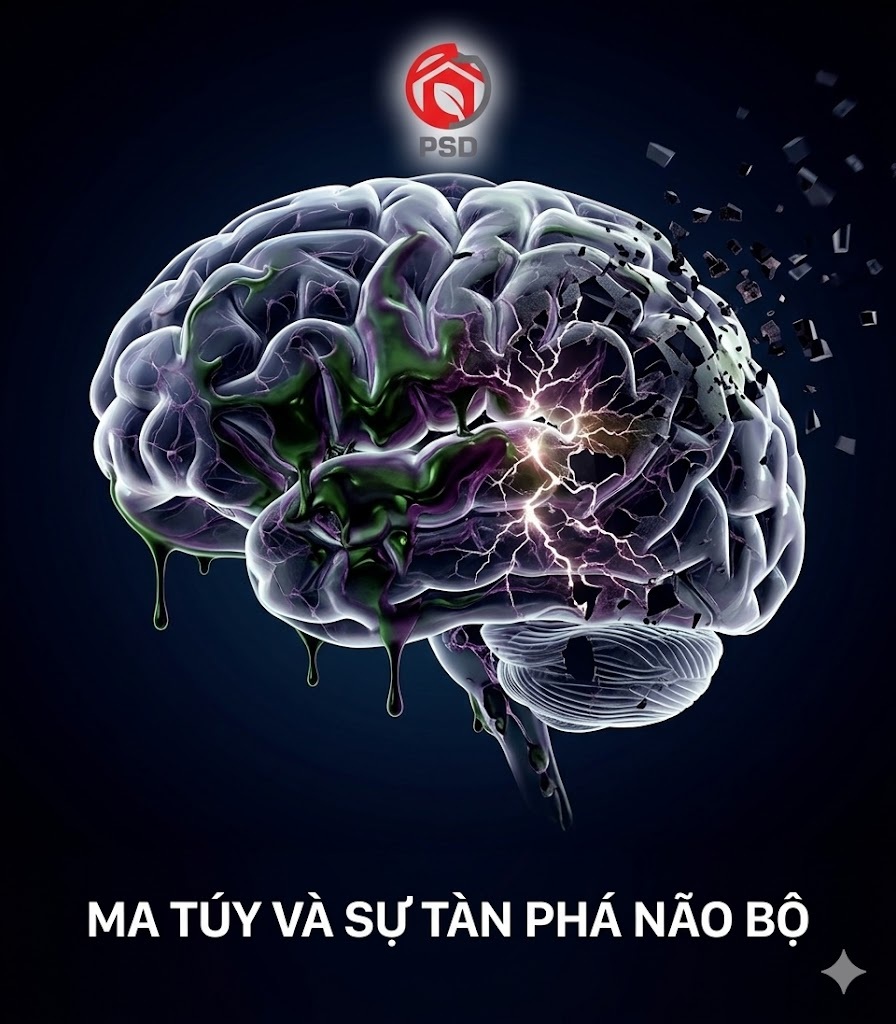 Ma túy tàn phá não bộ người sử dụng như thế nào?